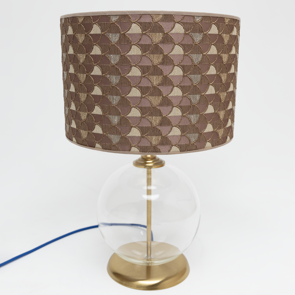 Mermaid Pirinç Abajur