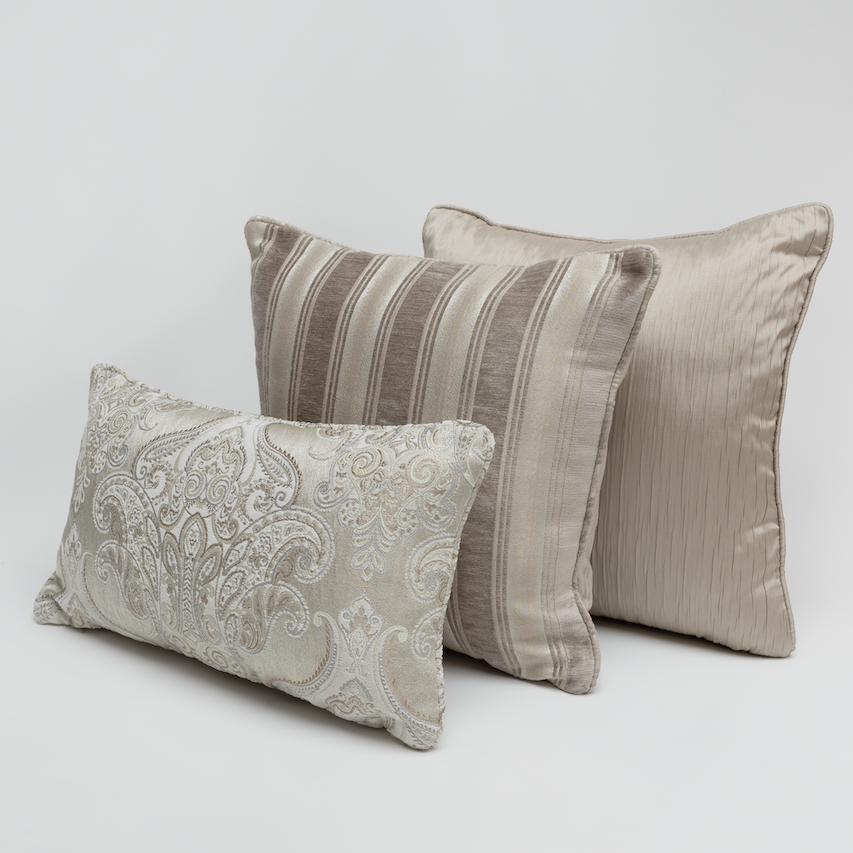 Timeless Beige 3'lü Kırlent Seti